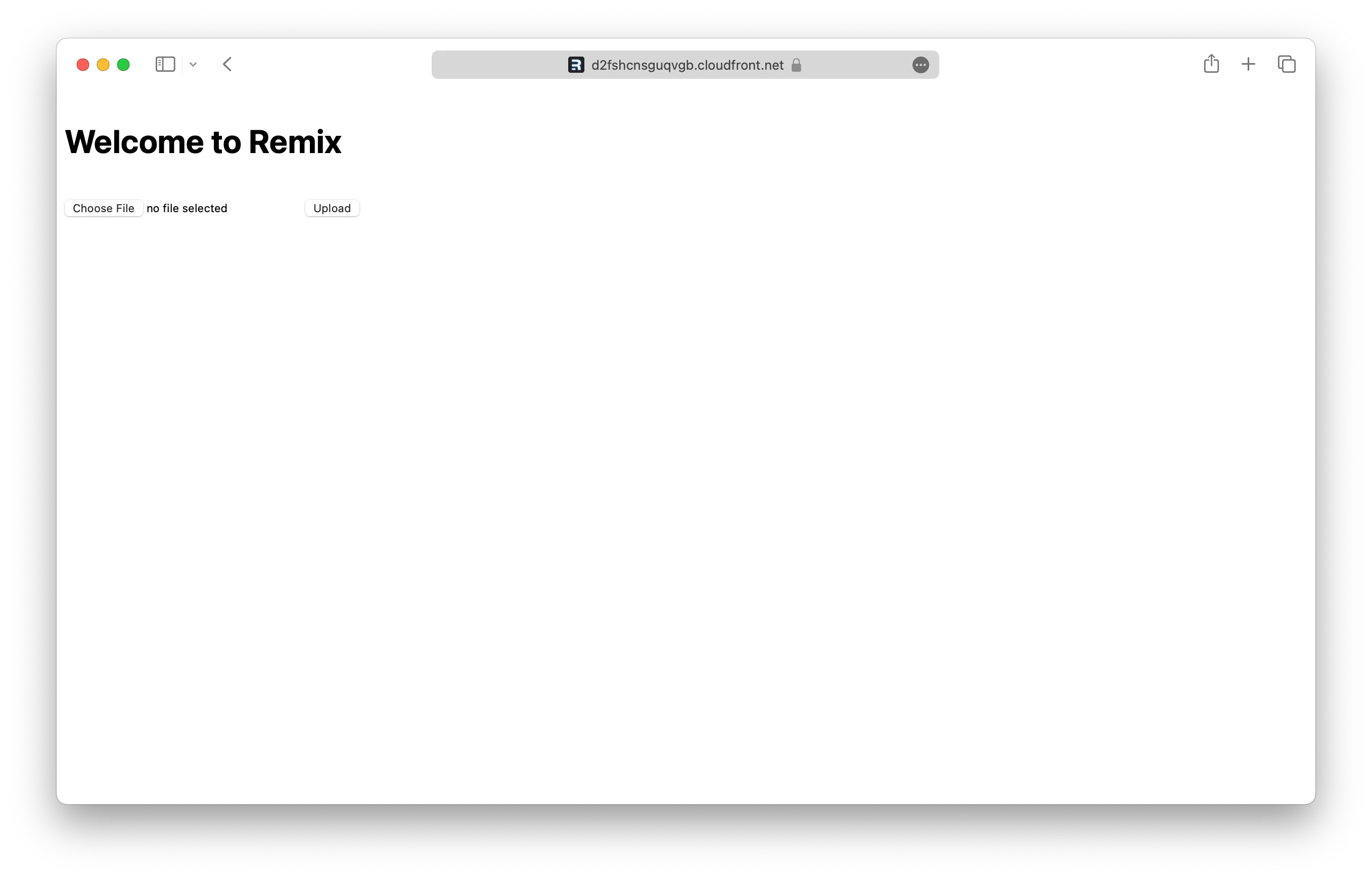 SST Remix app